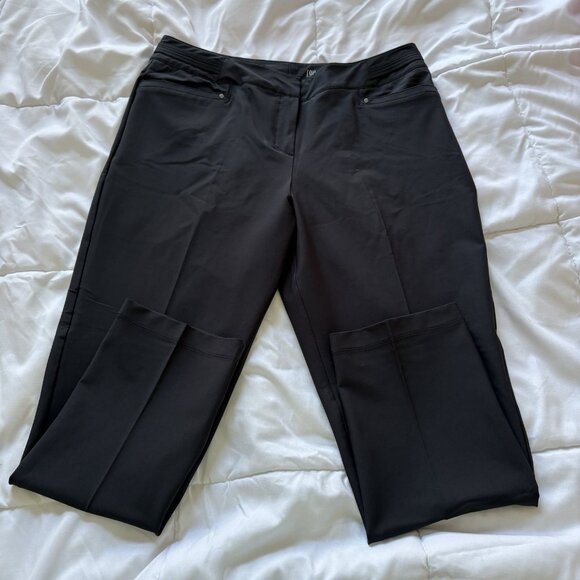 TAIL Performance Pants Womens Size 14 Black Golf Outdoor Workout Pockets - Picture 1 of 9